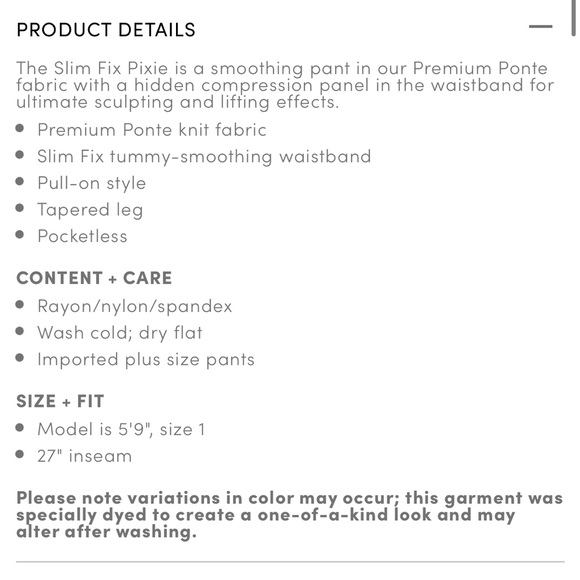 Pixie pants - torrid size 1 - Picture 5 of 5